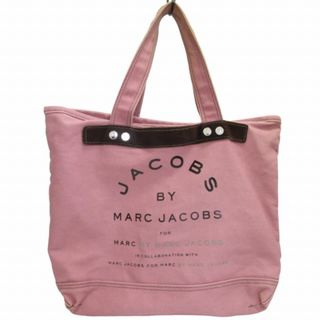 マークバイマークジェイコブス(MARC BY MARC JACOBS)のマークバイマークジェイコブス キャンバス トートバッグ ロゴ プリント■GY14(トートバッグ)