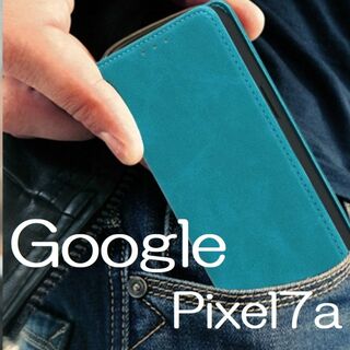 Google Pixel7a スリム マグネット 丈夫 耐水 手帳型 ケース(Androidケース)