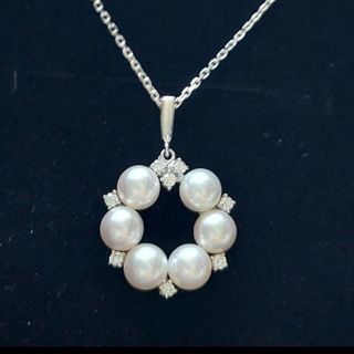 ミキモト(MIKIMOTO)のご専用ミキモト MIKIMOTO K18 ダイヤモンドネックレス(ネックレス)