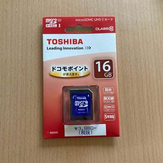 東芝 - 新品　TOSHIBA ATS59207 micro SDカード　16GB