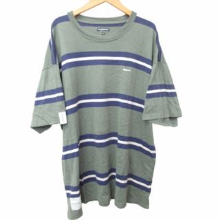 ディセンダント 美品 近年モデル Tシャツ ボーダー 3 約Lサイズ相当(Tシャツ/カットソー(半袖/袖なし))