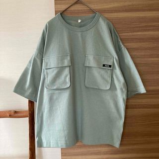 ジーユー(GU)の新品 ジーユー GU ダブルポケットビックT 160(Tシャツ/カットソー)