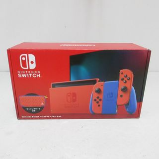 ニンテンドースイッチ(Nintendo Switch)のNintendoSwitch マリオレッドｘブルーセット　未使用品(家庭用ゲーム機本体)