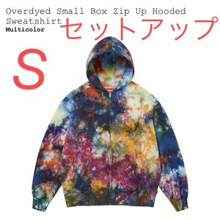 シュプリーム(Supreme)のSupreme セットアップ Overdyed SmallBox Zipup(パーカー)