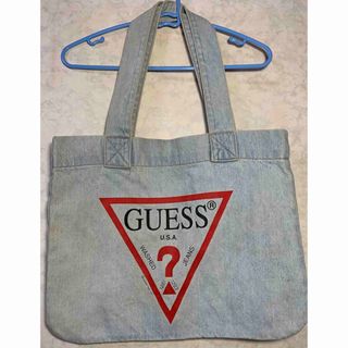 ゲス(GUESS)のGUESS トートバッグ　デニム　大容量　希少(トートバッグ)