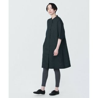 ムジルシリョウヒン(MUJI (無印良品))の新品タグ付き★無印良品★ラミーワンピース(ひざ丈ワンピース)