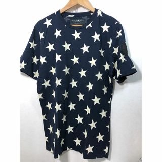 800552● HYDROGEN スター Tシャツ L 星 ネイビー ハイドロゲ(Tシャツ/カットソー(半袖/袖なし))