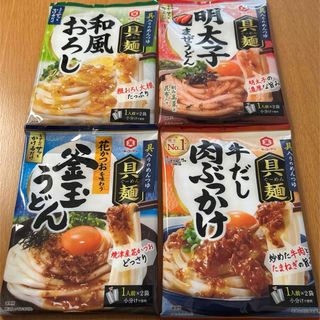 キッコーマン(キッコーマン)のキッコーマン 具麺　釜玉うどん　７０ｇ他　バラエティーセット　合計4袋(調味料)