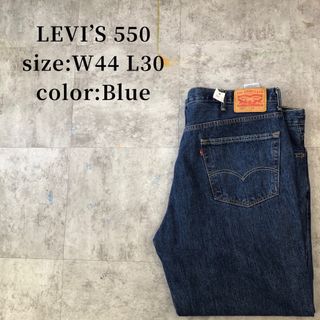 リーバイス(Levi's)のLEVI’S アメカジ 古着 ストリート 濃紺 バギーデニムパンツ W44(デニム/ジーンズ)