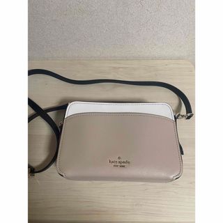 ケイトスペードニューヨーク(kate spade new york)のKate spade ケイトスペード　バイカラーショルダーバッグ　美品(ショルダーバッグ)