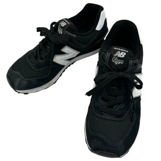 ニューバランス(New Balance)のNewBalance ニューバランス ローカットスニーカー ML574EE2 26cm 靴 シューズ スニーカー メンズ カジュアル ブラック ホワイト 中古 W1(スニーカー)