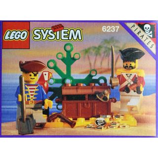 レゴ(Lego)のLEGO レゴ 6237 Pirates' Plunder 宝箱と人形(積み木/ブロック)