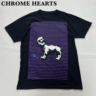 【大人気】CHROMEHEARTS クロムハーツ スカルプリント Tシャツ L