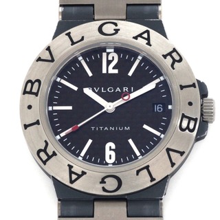 BVLGARI - $$ BVLGARI ブルガリ ディアゴノ チタニウム 自動巻き 腕時計 TI38TA