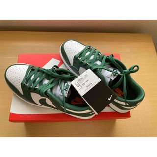 ナイキ(NIKE)のNIKEナイキ 26cm DUNK LOW RETRO green-white(スニーカー)