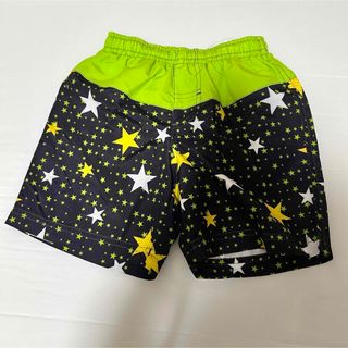 新品　水着　星　ブラック　グリーン130 男の子　スイムウェア(水着)