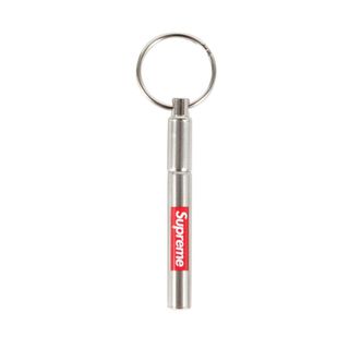 Supreme - 新品同様 Supreme シュプリーム 17SS True Utility ボールペン キーチェーン キーホルダー Telepen Keychain シルバー ブランド アイテム 小物 雑貨【メンズ】【中古】