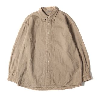 AURALEE - AURALEE オーラリー ジャケット サイズ:3 22AW ボタニカルダイ サベージ デニム シャツジャケット BOTANICAL DYED SELVEDGE DENIM SHIRTS BLOUSON カバーオール ダークベージュ 日本製 アウター ブルゾン【メンズ】【中古】