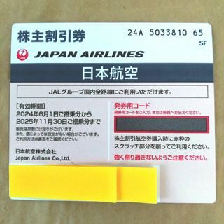 JAL 日本航空 株主優待券 株主割引券(航空券)