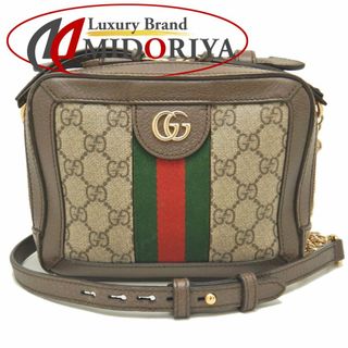 グッチ(Gucci)のGUCCI グッチ 602576 ショルダーバッグ 2WAY チェーンショルダー オフィディア GGスプリームキャンバス ベージュ エボニー/251753【中古】(ショルダーバッグ)