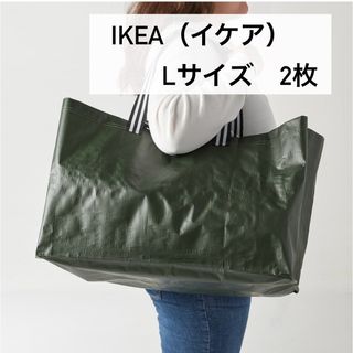 イケア(IKEA)の【新品】IKEA イケア キャリーバッグ　Lサイズ　2点(エコバッグ)