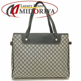 セリーヌ(celine)のCELINE セリーヌ トートバッグ マカダム キャンバスxレザー グレー ブラック/251767【中古】(トートバッグ)