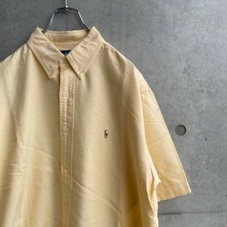 ラルフローレン(Ralph Lauren)の美品 90年代 Ralph Lauren BDシャツ ワンポイント イエロー(シャツ)