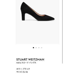 スチュワートワイツマン(Stuart Weitzman)のSTUART WEITZMAN Adria スエード パンプス　SIZE36(ハイヒール/パンプス)