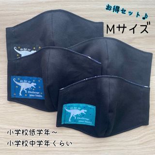 お得セット♪ ハンドメイドマスク　✿︎Mサイズ✿︎(外出用品)