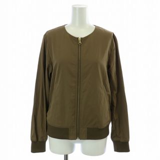 ビーミング ライフストア バイ ビームス(B:MING LIFE STORE by BEAMS)のビーミングバイビームス 19SS ツイル ノーカラーブルゾンジャケット M 茶(ブルゾン)