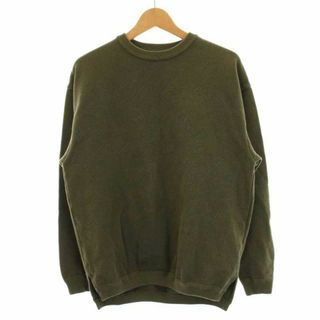 crepuscule Tシャツ カットソー ワッフル 長袖 1 S カーキ