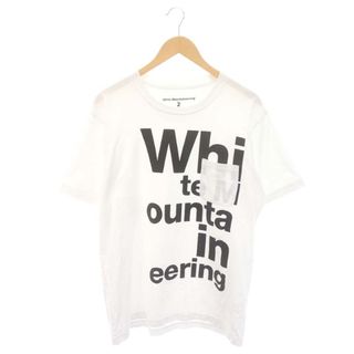 WHITE MOUNTAINEERING - ホワイトマウンテニアリング チェンジ ロゴ プリント クルーネック Tシャツ