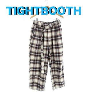 TIGHTBOOTH チェック パンツ　タイトブース　