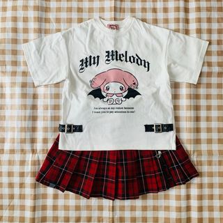 シマムラ(しまむら)のリッカリッカ　マイメロコラボ　半袖Tシャツ130&スカート140(Tシャツ/カットソー)