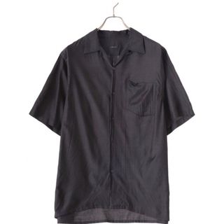 コモリ(COMOLI)の23ss コモリ comoli ウールシルク 半袖オープンカラーシャツ サイズ4(Tシャツ/カットソー(半袖/袖なし))