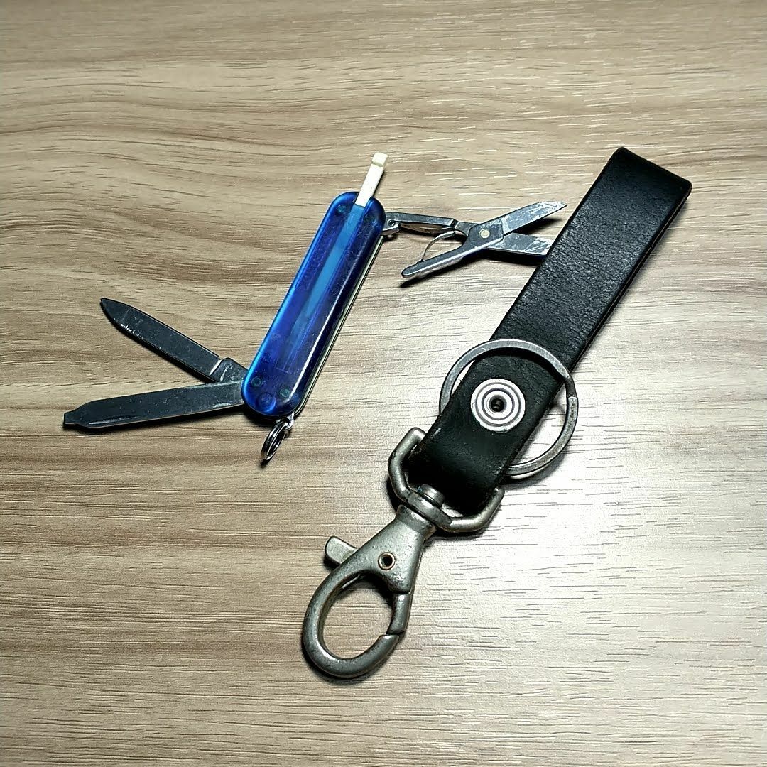 VICTORINOX x FRAGMENT SPARTAN PS BLACK キーホルダー