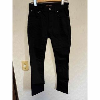 ヌーディジーンズ(Nudie Jeans)のヌーディージーンズ リーンディーン W29L30 ever BLACK 美品(デニム/ジーンズ)