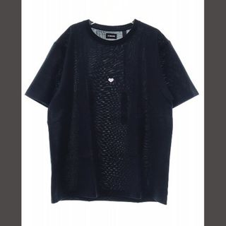 アザー(other)のスリマン SLIMANE ハート 刺繍 Tシャツ ブラック Lサイズ (Tシャツ/カットソー(七分/長袖))