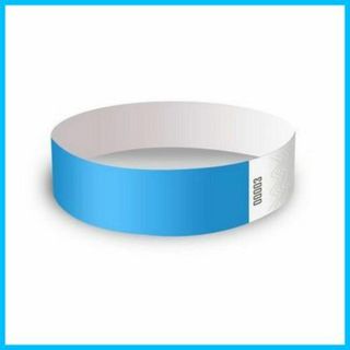 【色: ネオンブルー】Event Wristband 使い捨てリストバンド（50(トレーニング用品)