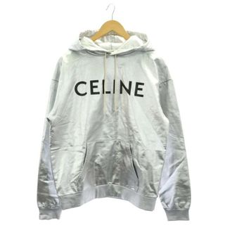 セリーヌ(celine)のセリーヌ コーティング加工ロゴプリントパーカー 6840 2y321 36sb(その他)