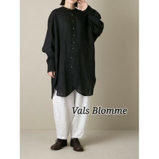 ヴラスブラム(Vlas Blomme)の美品 Vlas Blomme コルトレイクリネンチュニッシャツク(チュニック)