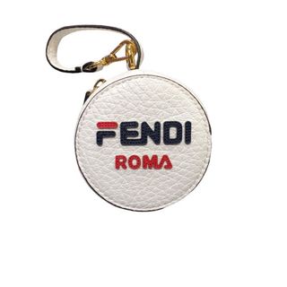 フェンディ(FENDI)の　フェンディ FENDI エコバックパック ホワイト　ゴールド金具 ナイロン レディース エコバッグ(エコバッグ)