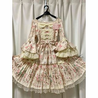 アンジェリックプリティー(Angelic Pretty)のAngelic Pretty スウィーティシャンデリアワンピース(ひざ丈ワンピース)