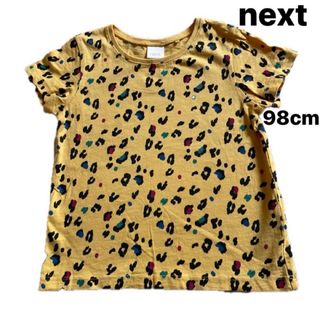 NEXT - next baby 半袖Tシャツ　ヒョウ柄　イエロー　2〜3yrs 98cm