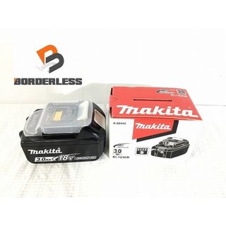 マキタ(Makita)の☆未使用品☆makita マキタ 18V 3.0Ah 純正 リチウムイオンバッテリー BL1830B リチウムイオン電池 残量確認付き 91196(工具)