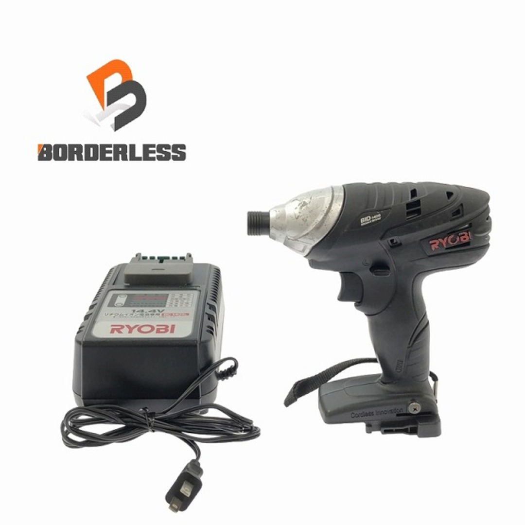 RYOBI - ☆中古品☆RYOBI リョービ 14.4V 充電式インパクト RYOBI - ☆中古品☆RYOBI リョービ 14.4V 充電式インパクト