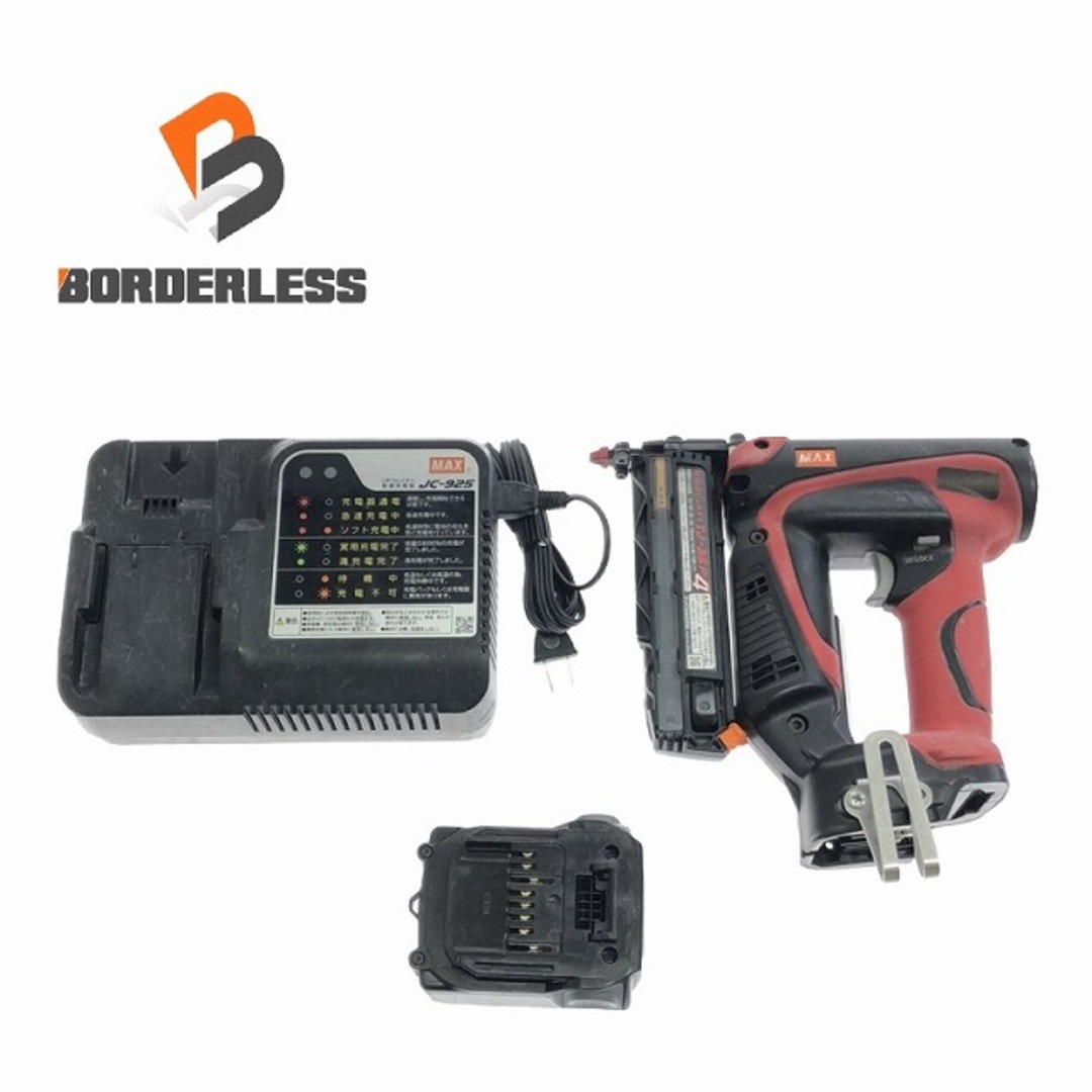 ☆中古品☆MAX マックス 18V/14.4V 35mm 充電式ピンネイラ TJ ☆中古品☆MAX マックス 18V/14.4V 35mm 充電式ピンネイラ TJ