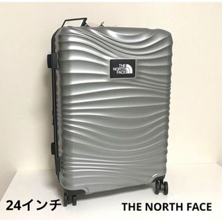 ザノースフェイス(THE NORTH FACE)のノースフェイス キャリーバッグ 24インチ シルバー 国内未入荷スーツケース(トラベルバッグ/スーツケース)