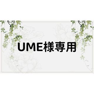 UME様専用ページ(しおり/ステッカー)