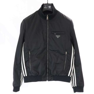 PRADA×adidas プラダ×アディダス 21AW RE-NYLON 3ストライプナイロントラックジャケット SGB936 ブラック 48